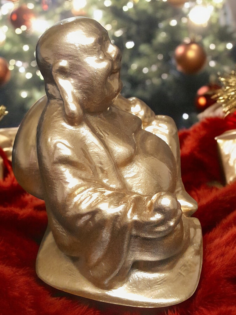 Buda sonriente bolsa de la abundancia 10cm 4