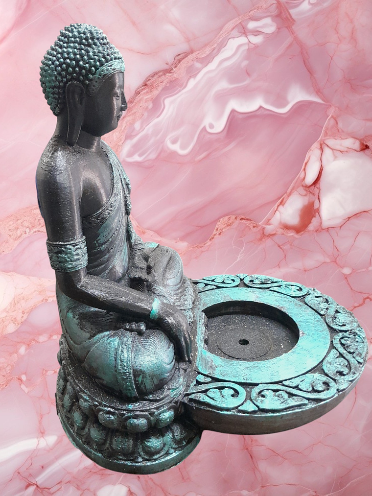Buda Siddharta Gautama Porta Incienso 20cm 3