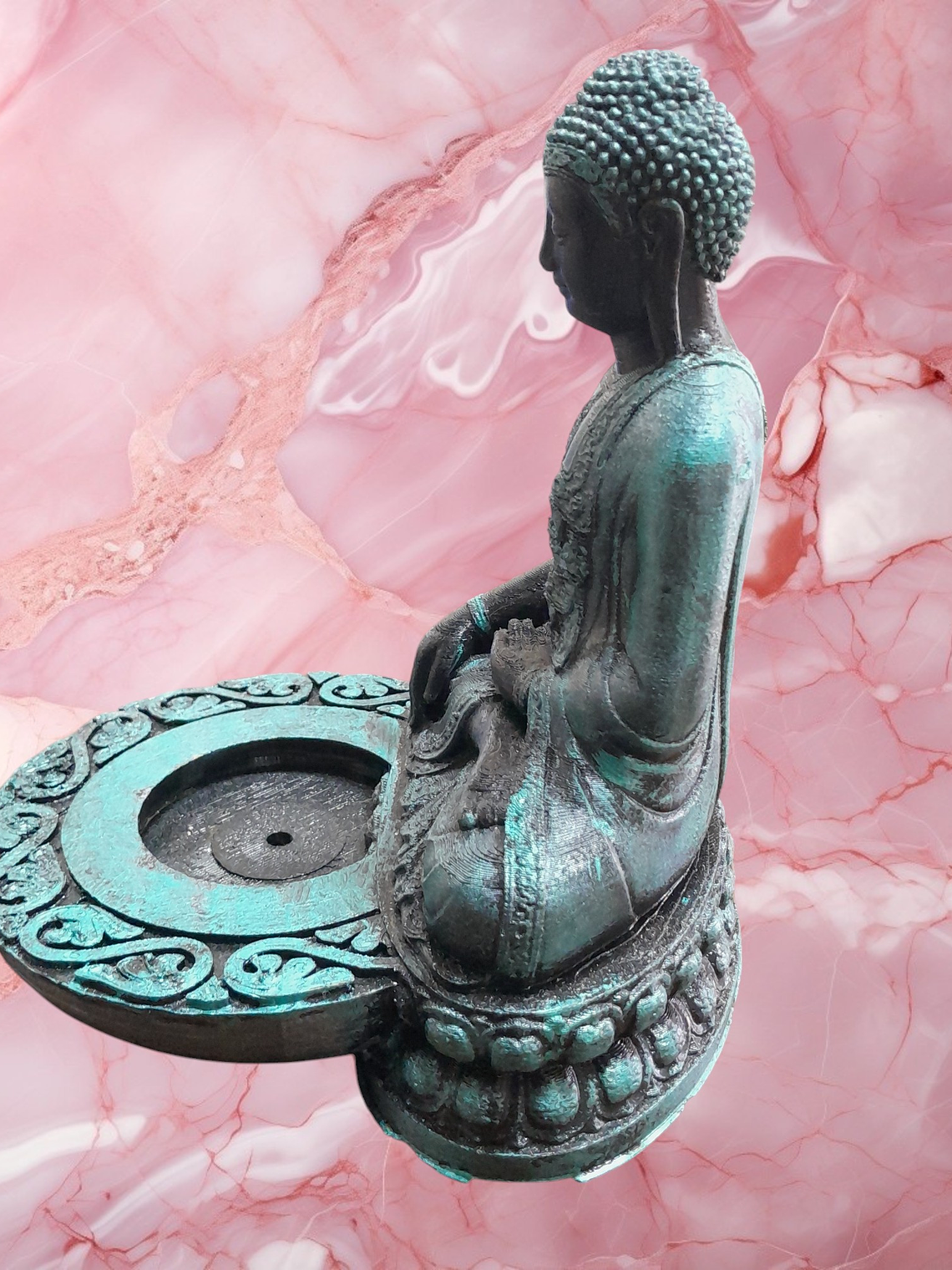 Buda Siddharta Gautama Porta Incienso 20cm 5