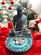 Buda Siddharta Gautama Porta Incienso 20cm - Miniatura 1