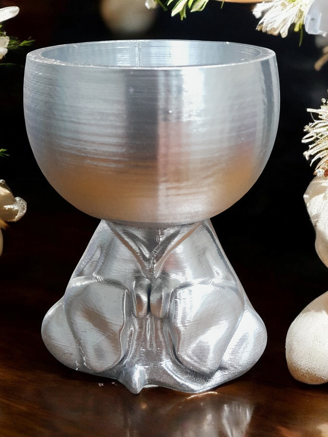 Macetero monje meditando 10 cm 5