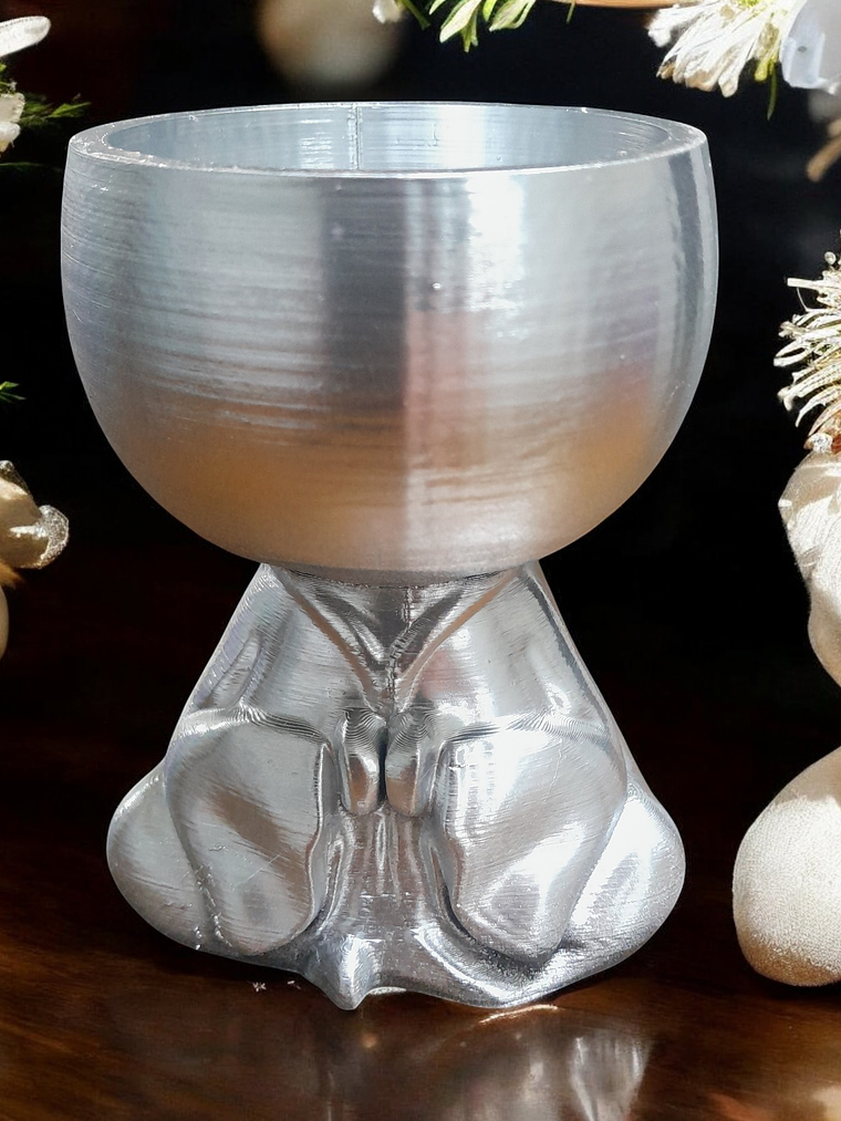 Macetero monje meditando 10 cm 5