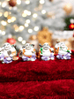 Figura 6 mini budas sonrientes de la buena suerte - Miniatura 1