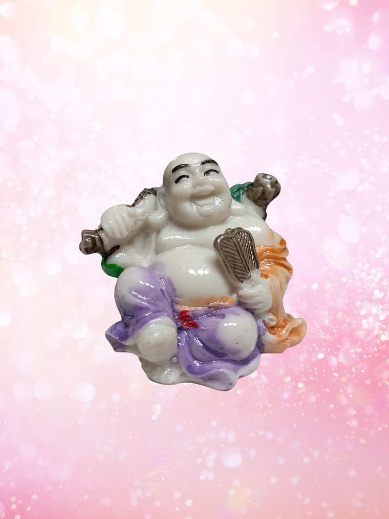 Figura 6 mini budas sonrientes de la buena suerte 3