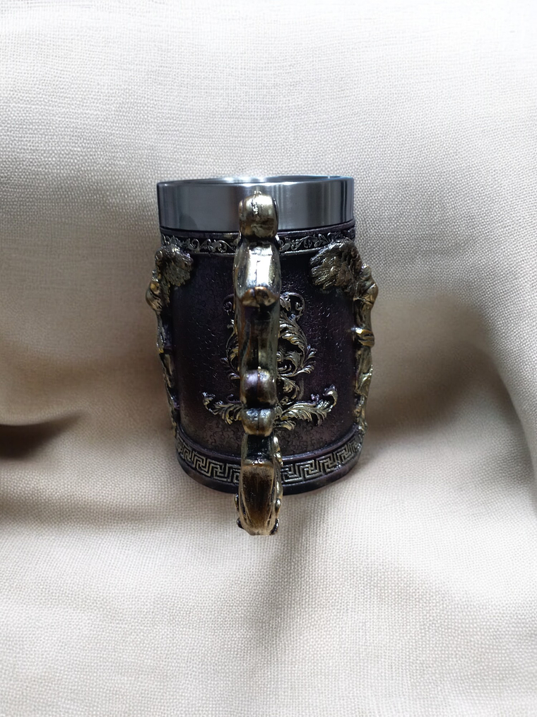 Jarra Vikinga 450cc  Valkiria Nórdica - shopero Mug 3