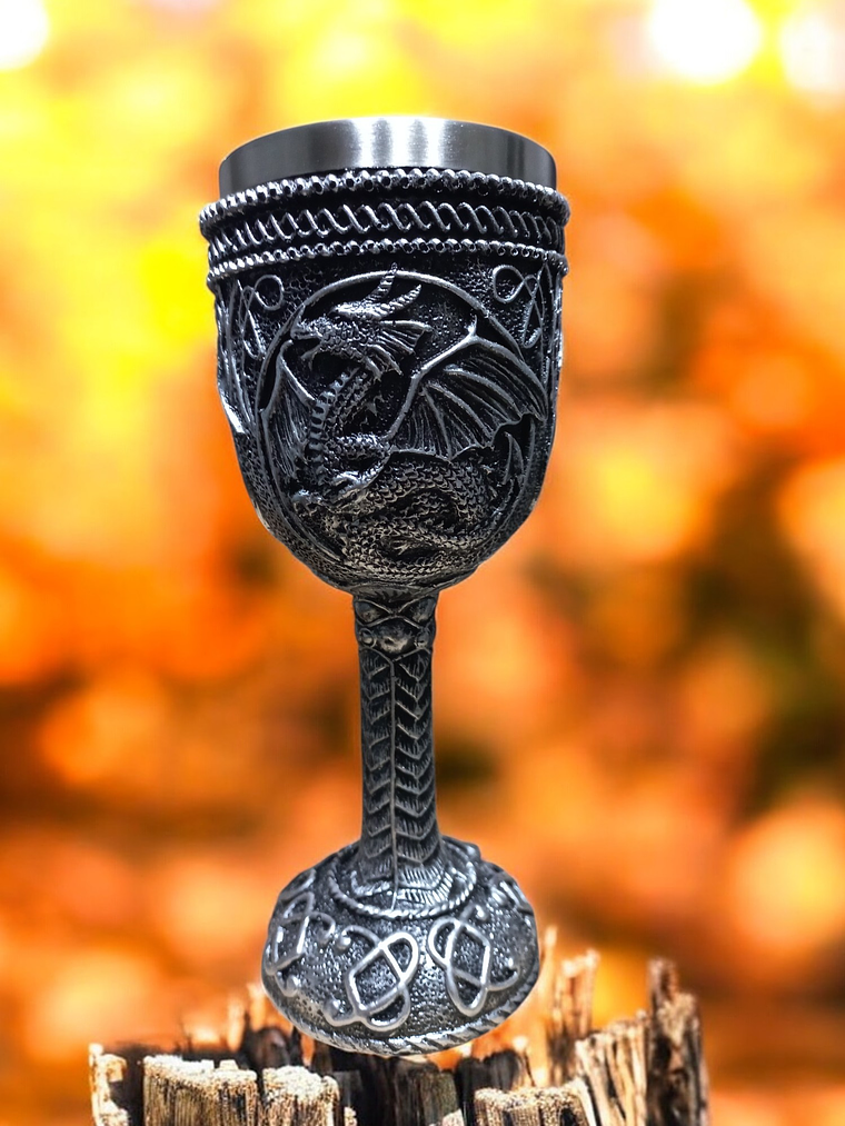 Copa Dragón Silver - Cáliz 19 cm  1