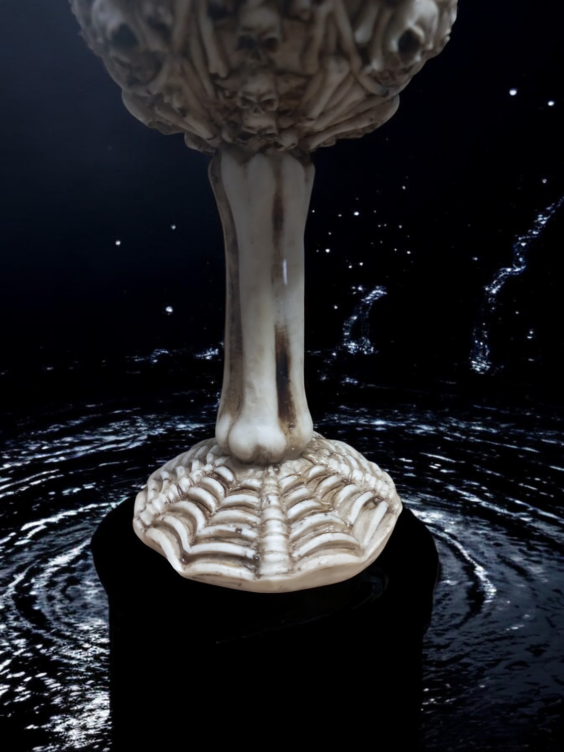 Copa Calavera y Hueso- Cáliz 19 cm  3