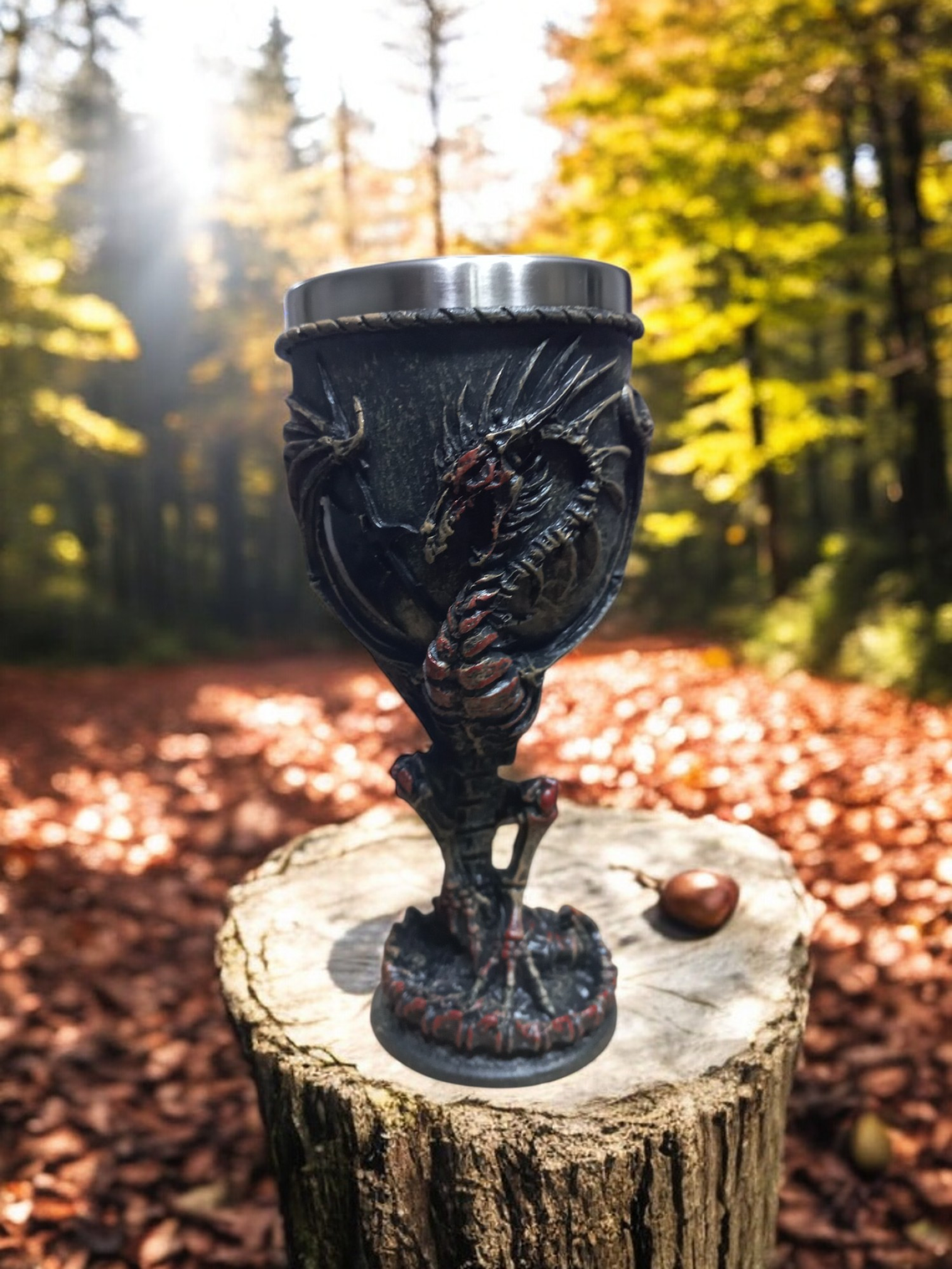 Copa Dragón inmortal - Cáliz 17 cm  1