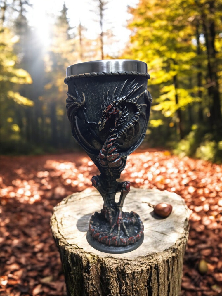 Copa Dragón inmortal - Cáliz 17 cm  1