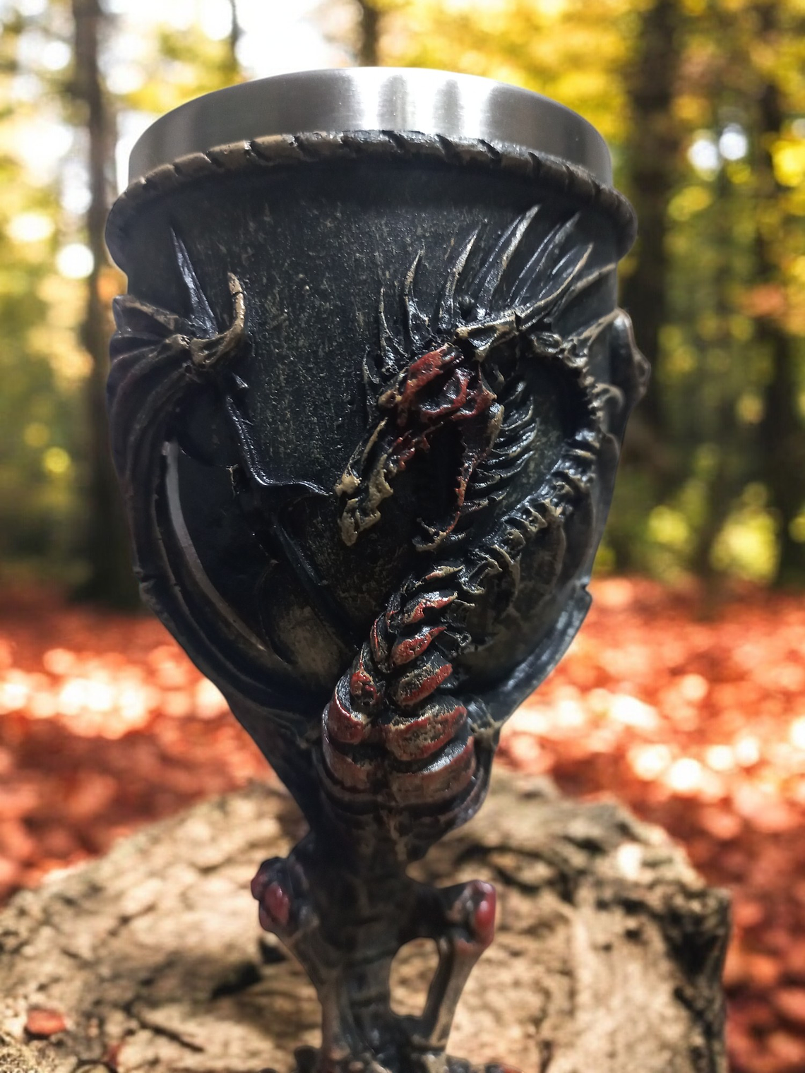 Copa Dragón inmortal - Cáliz 17 cm  2