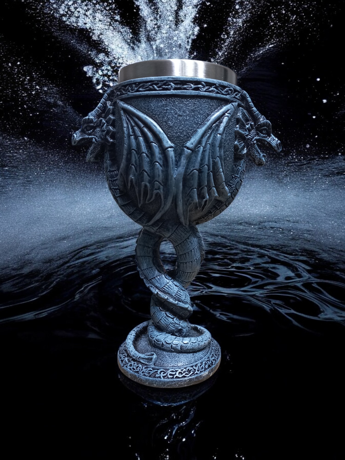 Copa Dragón Doble - Cáliz 19 cm  1