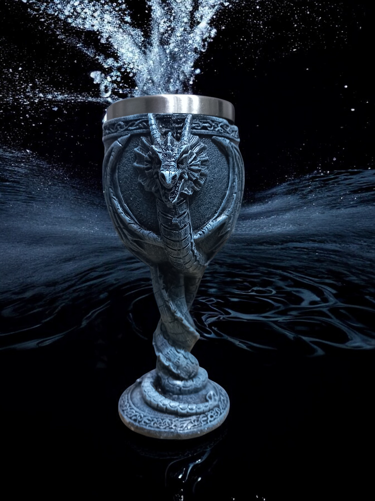 Copa Dragón Doble - Cáliz 19 cm  2