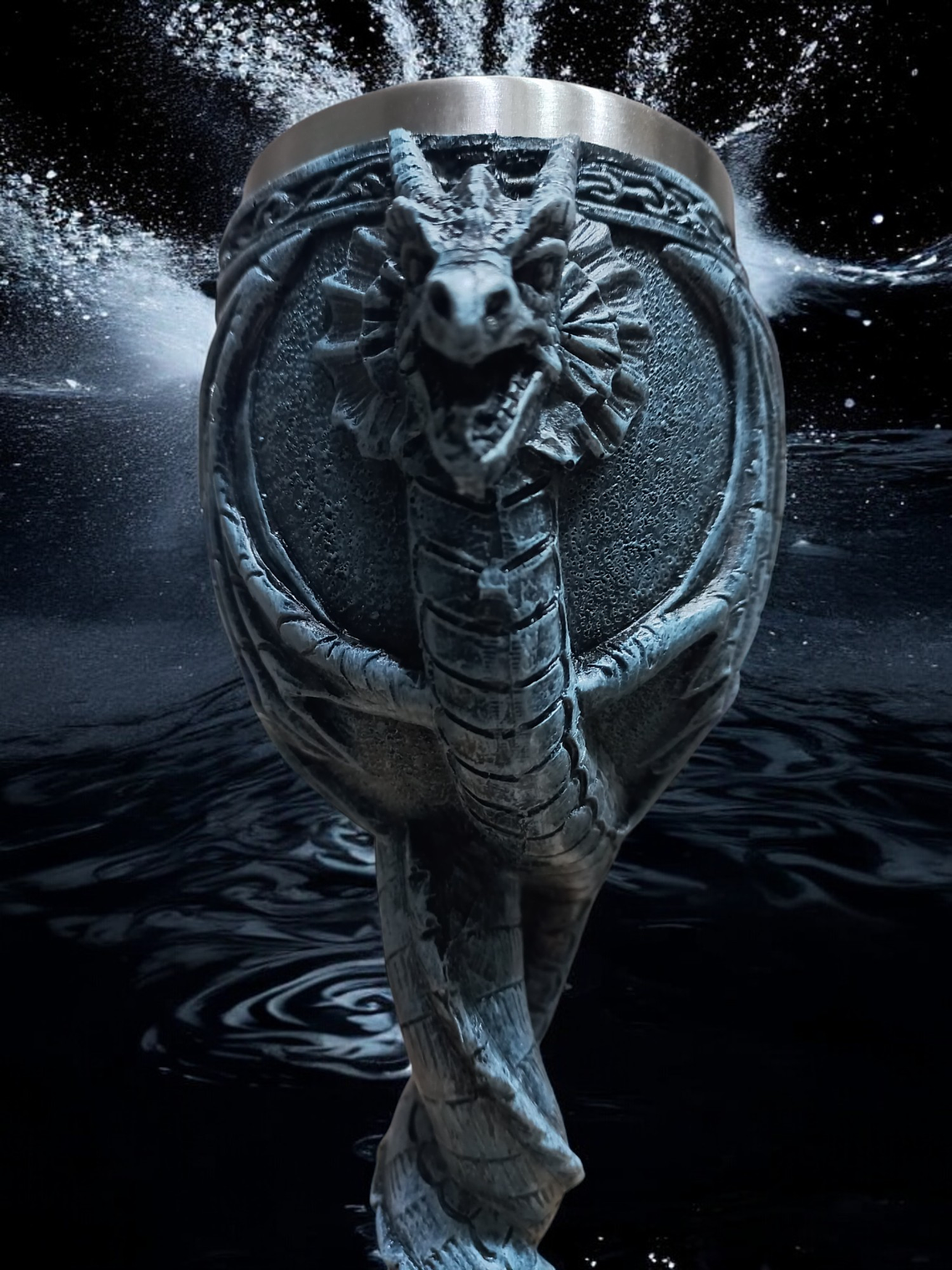 Copa Dragón Doble - Cáliz 19 cm  4