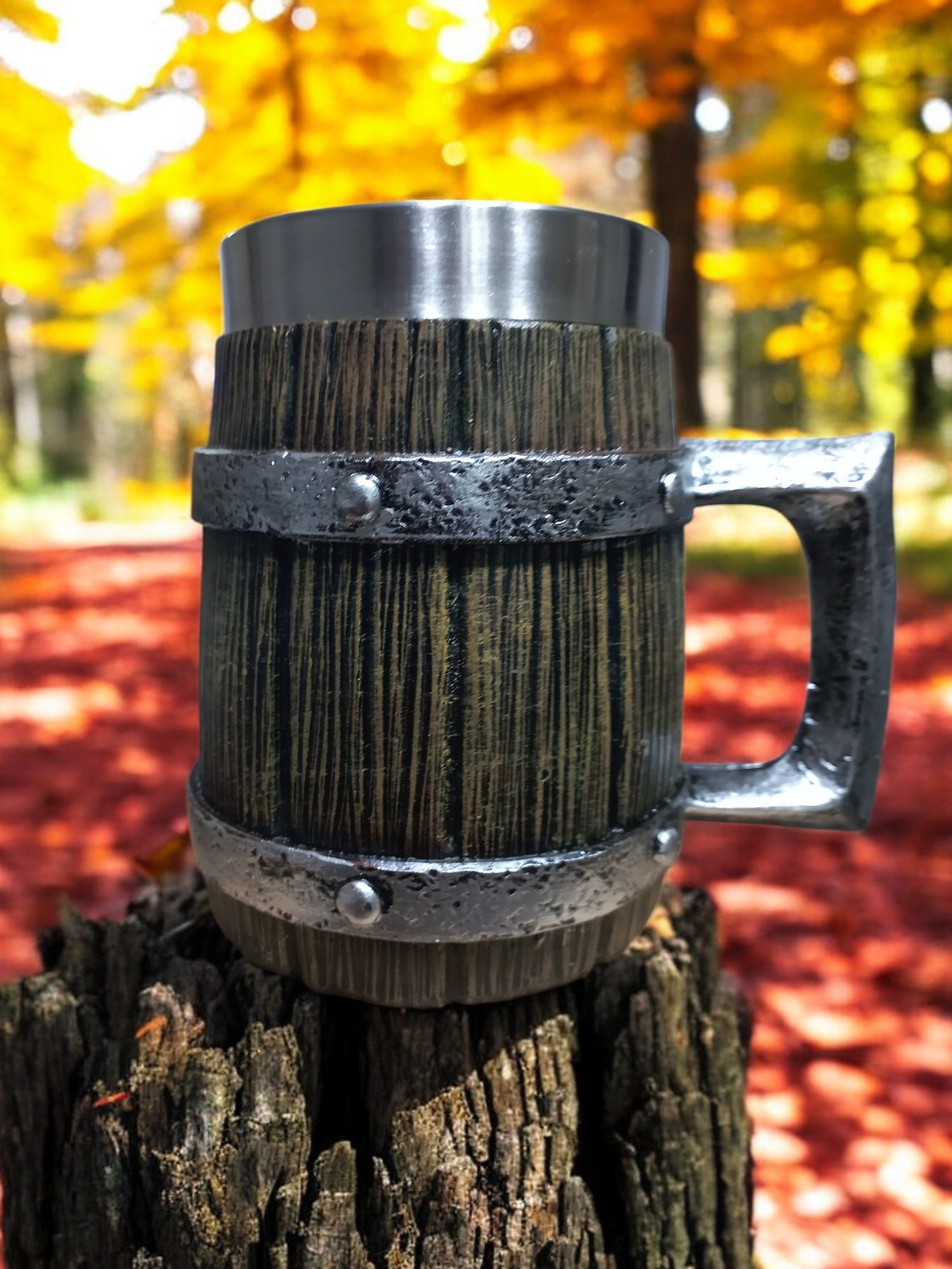 Jarra Vikinga 450cc  Viejo Roble - shopero Mug 15cm 1