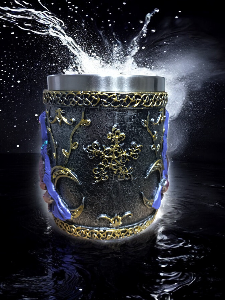 Tazón Supero Mug Vikinga 400cc  Völva de la Luna 2