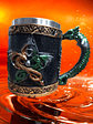 Jarra Vikinga 400cc  Dragón Nórdico - shopero Mug 12 cm - Miniatura 3