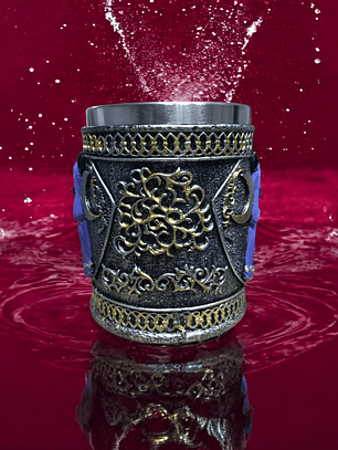 Tazón Mug Shopero Vikingo 400cc  Gato Místico de la Luna