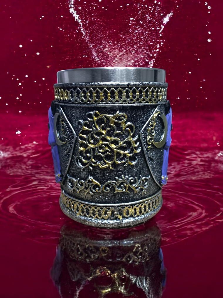 Tazón Mug Shopero Vikingo 400cc  Gato Místico de la Luna 2