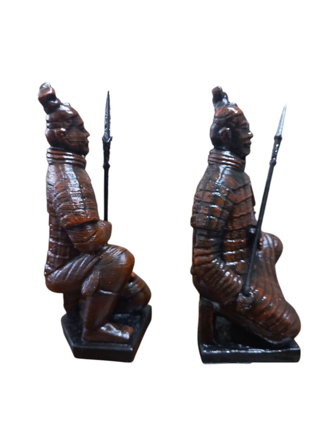  2 x Soldados de terracota arrodillados 15CM cada uno. 2
