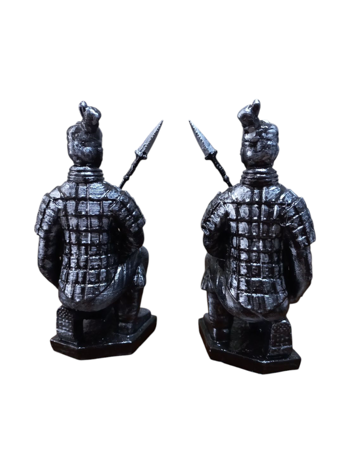  2 x Soldados de terracota arrodillados 15CM cada uno. 7