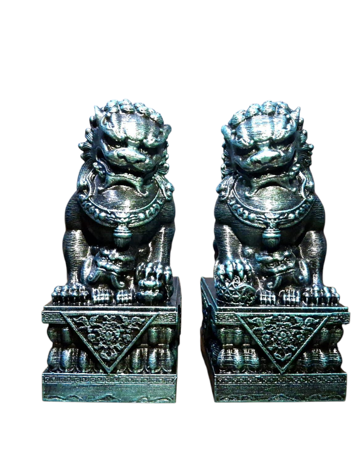 2 Perros Fu o Leones de Buda 8