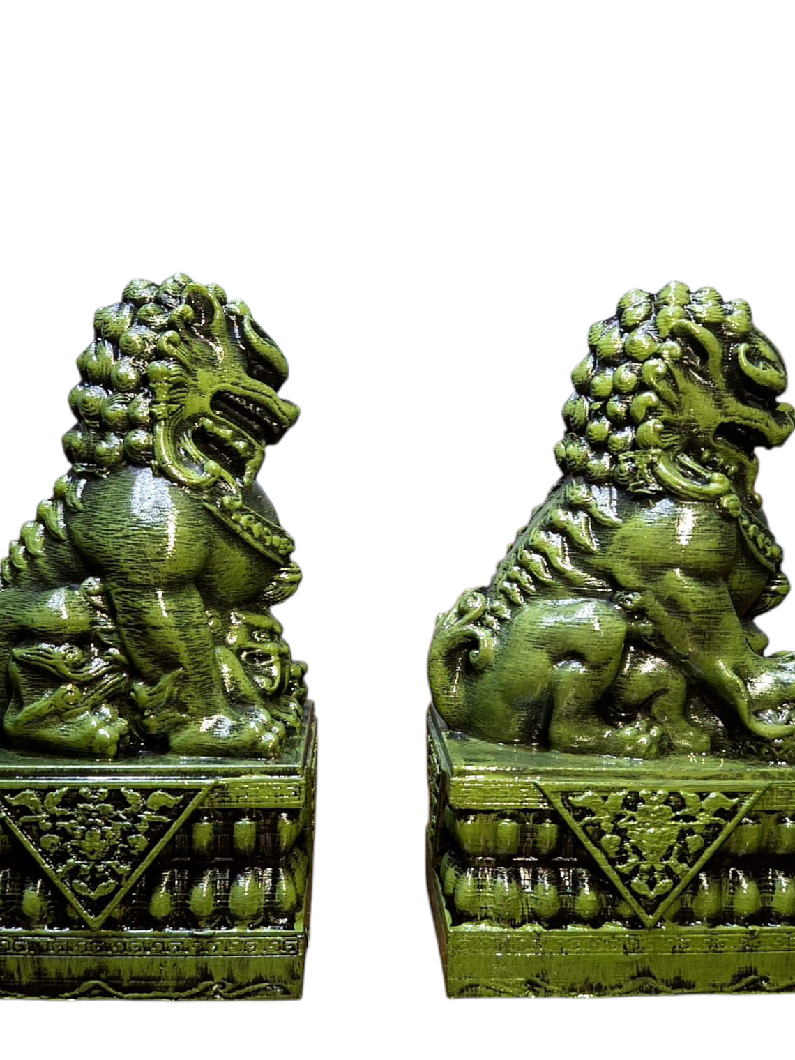 2 Perros Fu o Leones de Buda 12