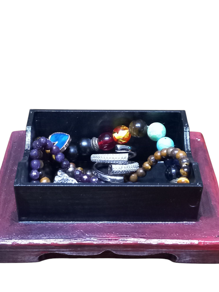 Figuras 2 Perros Fu o Leones De Buda Con Joyero 7