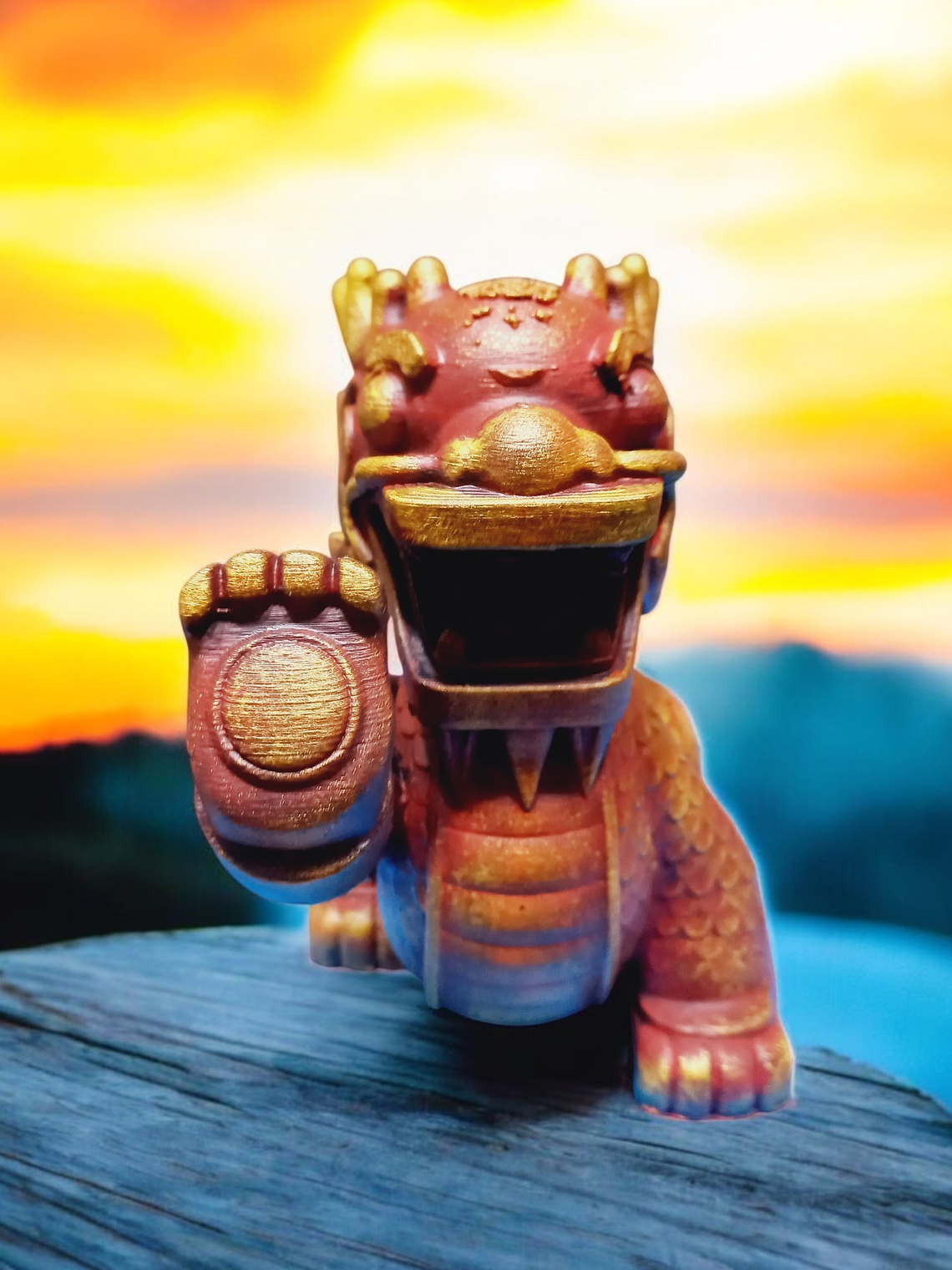 Figura Dragoncito de la Suerte 12cm 2