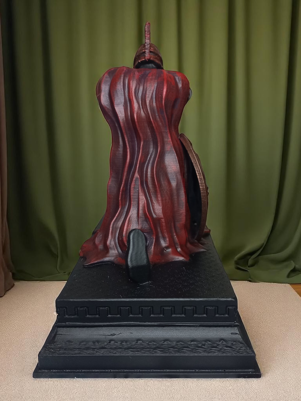 Figura decorativa Soldado Espartano sujeta lápiz 18cm 4