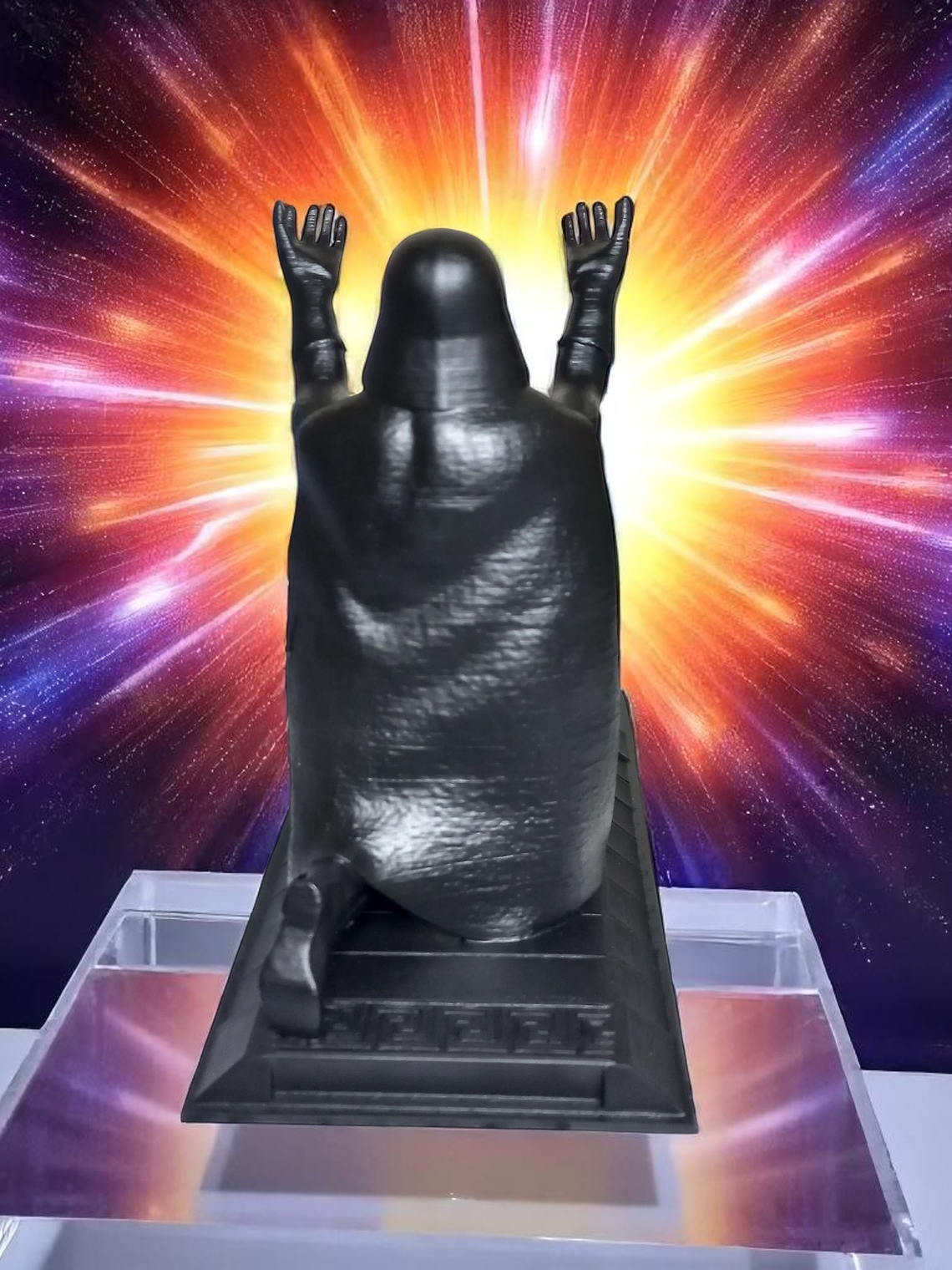 Figura Darth Vader sujeta Lápiz y soporte teléfono móvil 13cm 6