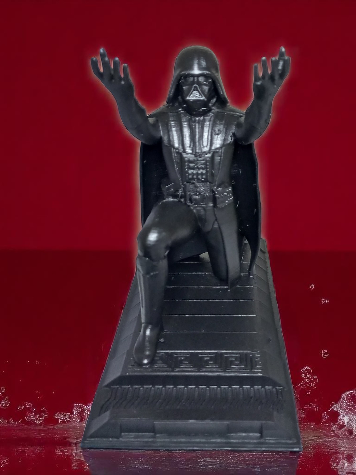Figura Darth Vader sujeta Lápiz y soporte teléfono móvil 13cm 2