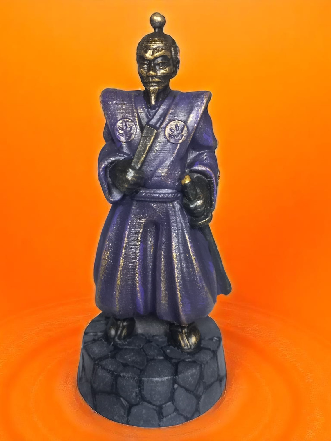 Figura decorativa pequeño shogun japonés 15cm 1