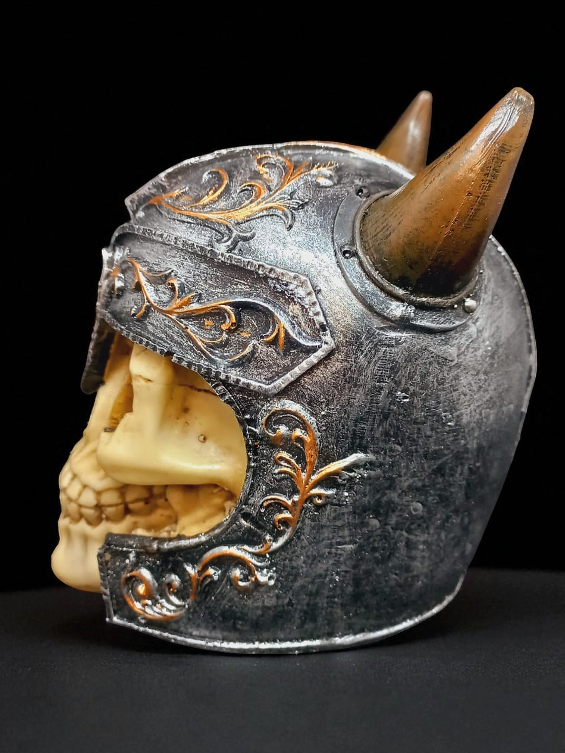 Figura calavera Vikinga 14cm 4