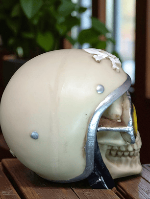 Figura Calavera Motoquera 14cm