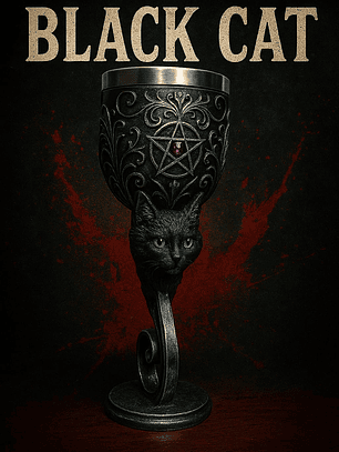 Copa Cáliz Black Cat