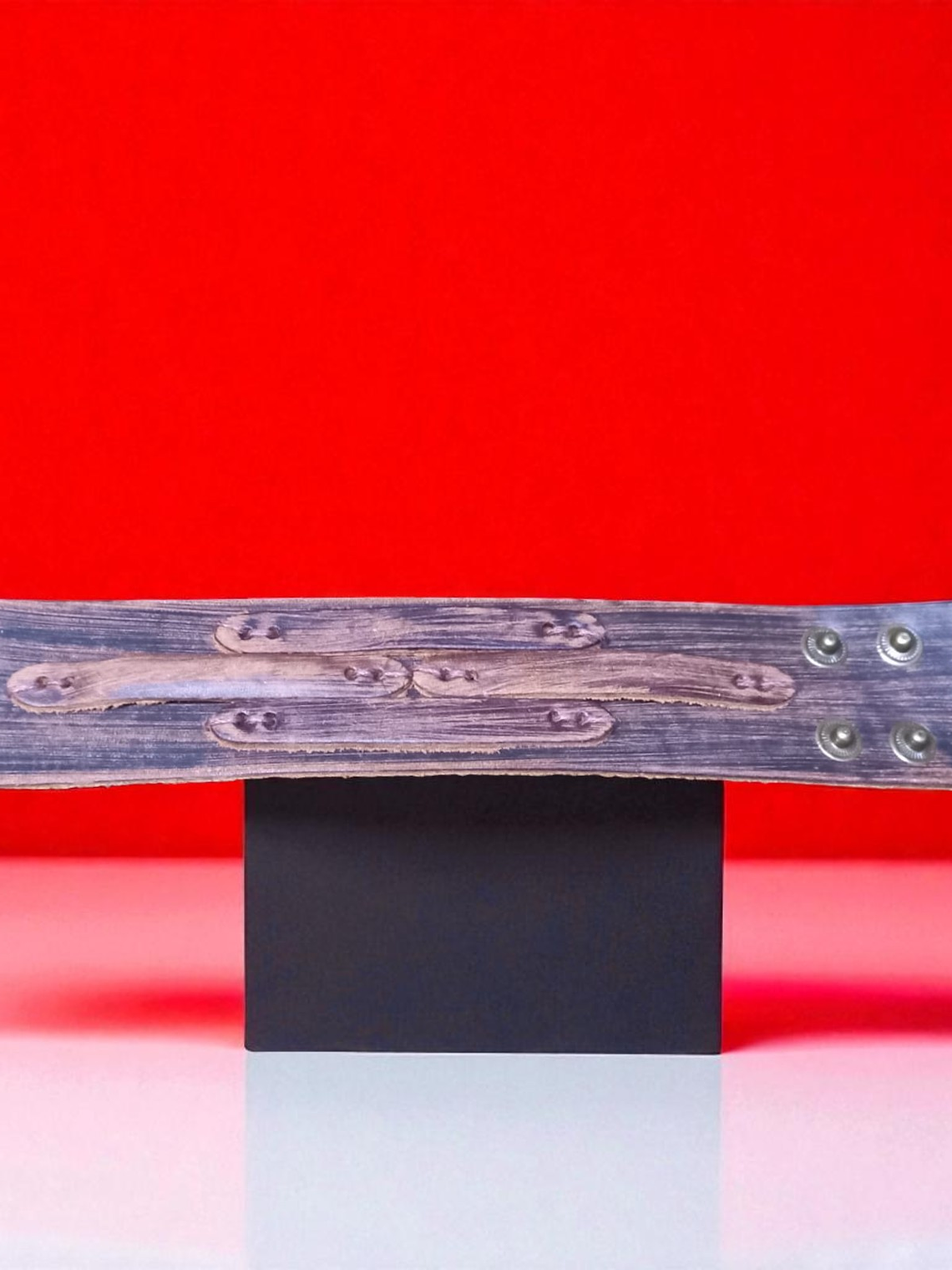 Brazalete de cuero Marrón minimalista 2