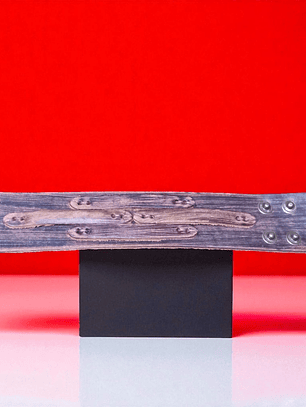 Brazalete de cuero Marrón minimalista