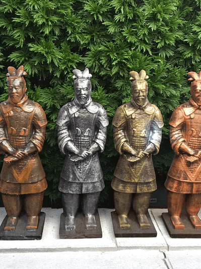 Figura Soldado de Terracota modelo 7 - varios colores- 15cm