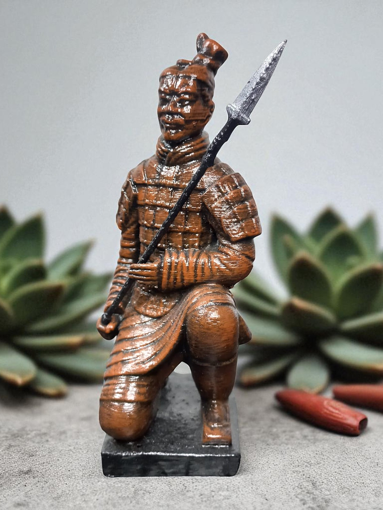 Figura Soldado de Terracota modelo 2 y 3 - varios colores- 15cm 6