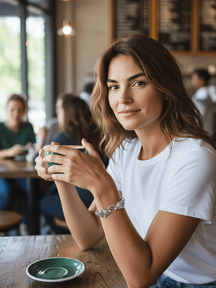 Pulsera de acero lobos vikingos