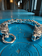Pulsera de acero lobos vikingos - Miniatura 4