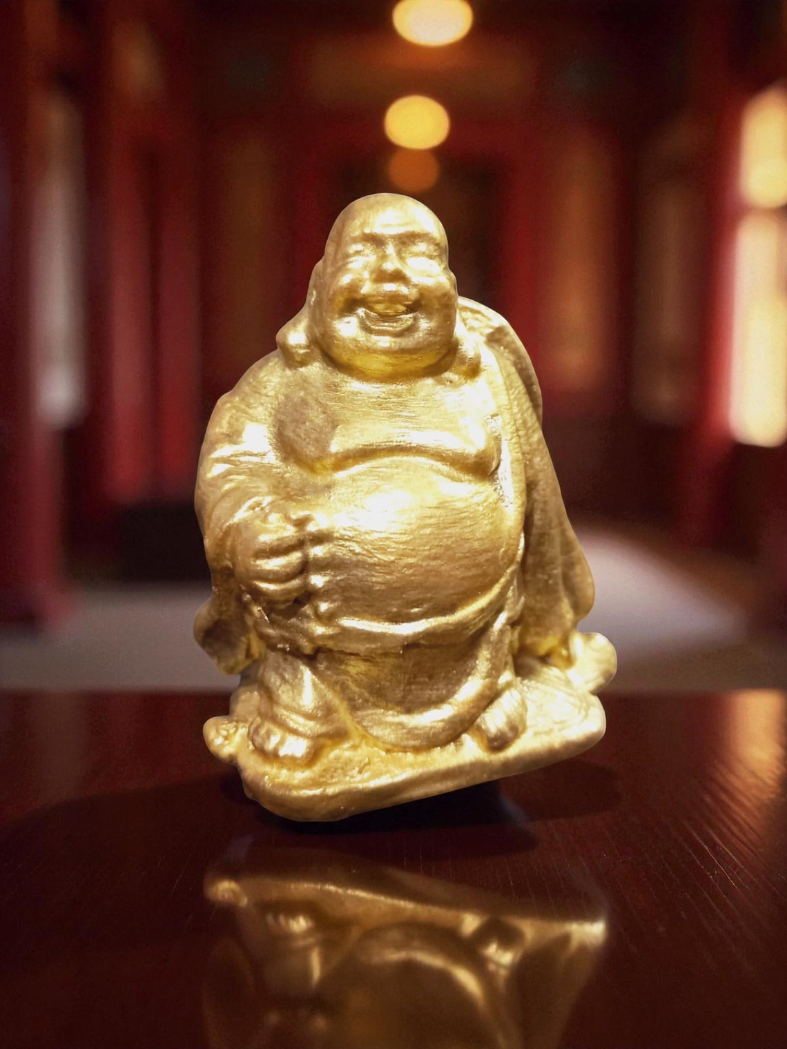 Set de 4 Mini budas de la suerte 6cm  3