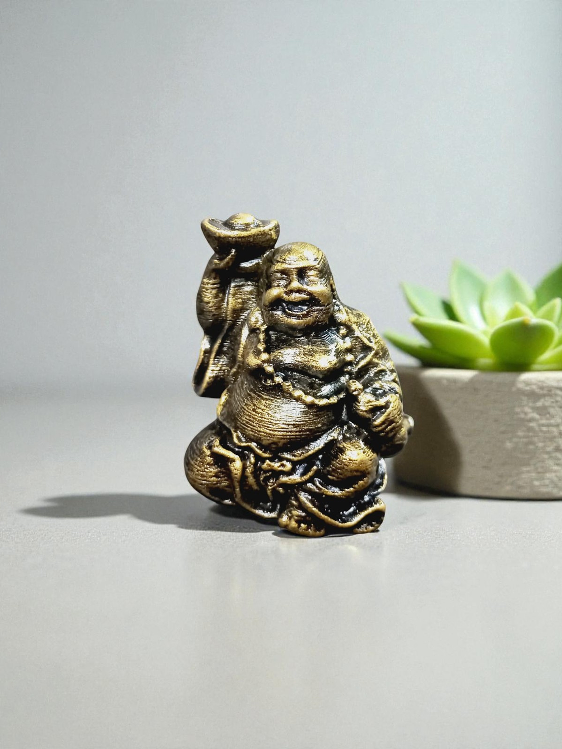 Set de 4 Mini budas de la suerte 6cm  7