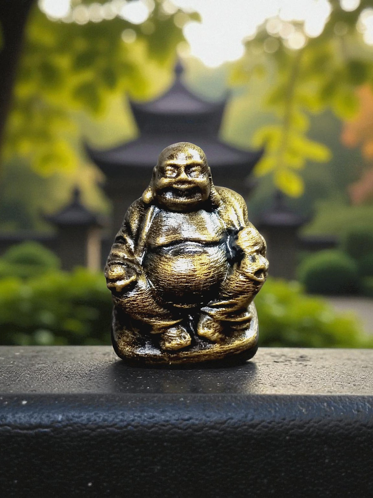 Set de 4 Mini budas de la suerte 6cm  12