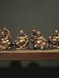 Set de 4 Mini budas de la suerte 6cm  - Miniatura 16