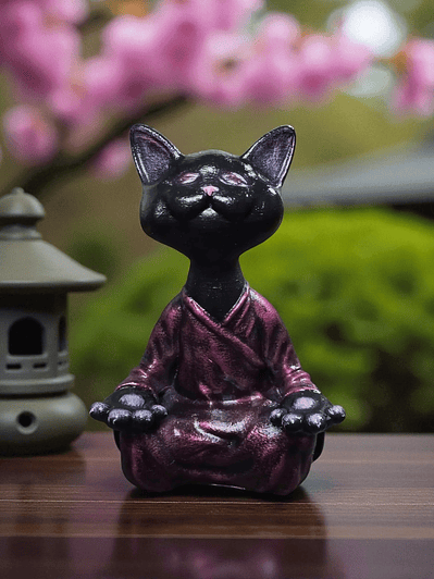Portalápiz Gato Zen 15cm