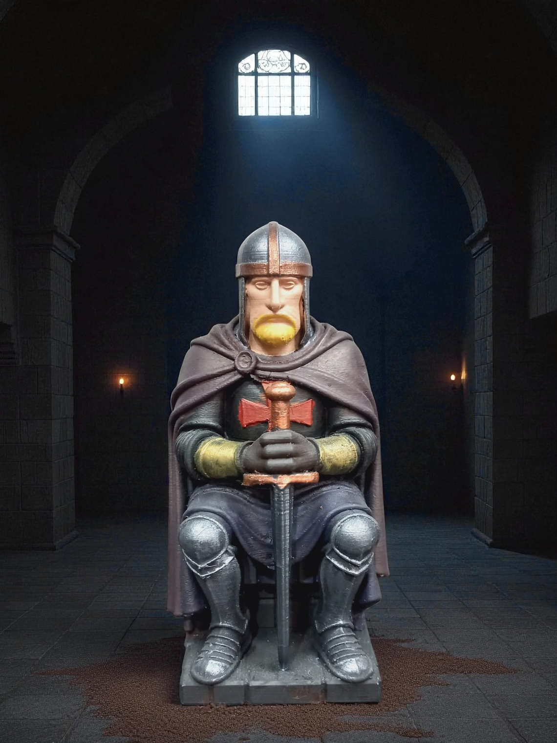 Figura Caballero Cruzado 15 cm 2