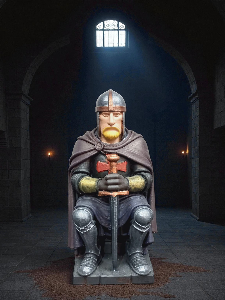 Figura Caballero Cruzado 15 cm 2