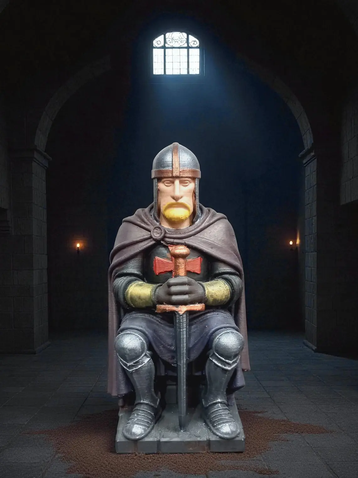 Figura Caballero Cruzado 10 cm 1