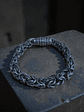 Pulsera de acero envejecido con cierre magnético 21.5cm - Miniatura 5
